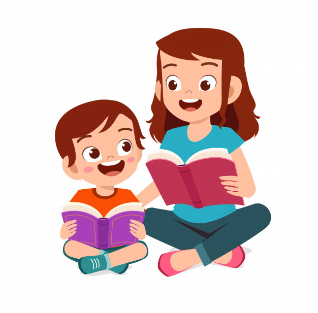 کتاب خواندن مادر و فرزند